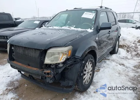 2009 Mercury Mariner Premier V6 from USA, damaged, VIN 4M2CU97G49KJ16516